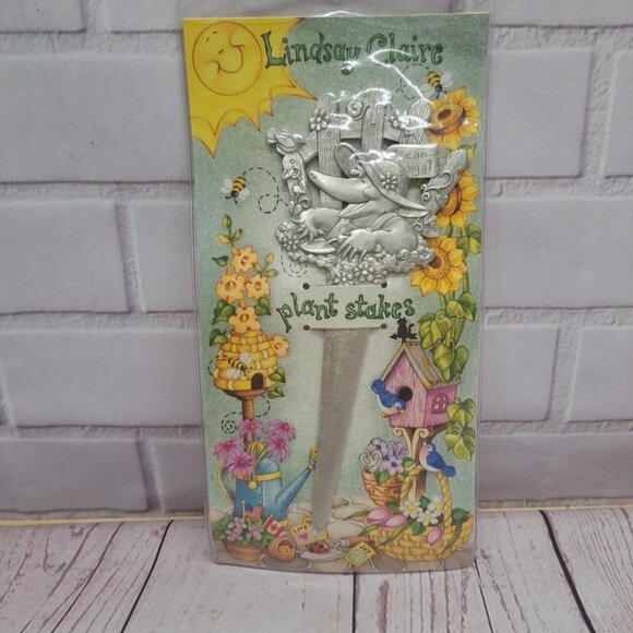 Lindsay Claire Other - Lindsay Claire Fine Pewter Plant Stake, Earth-ly Delights